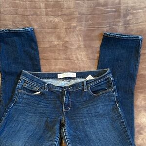 Abercrombie & Fitch Classic Blue Denim Jeans, Straight Leg, Size 12R